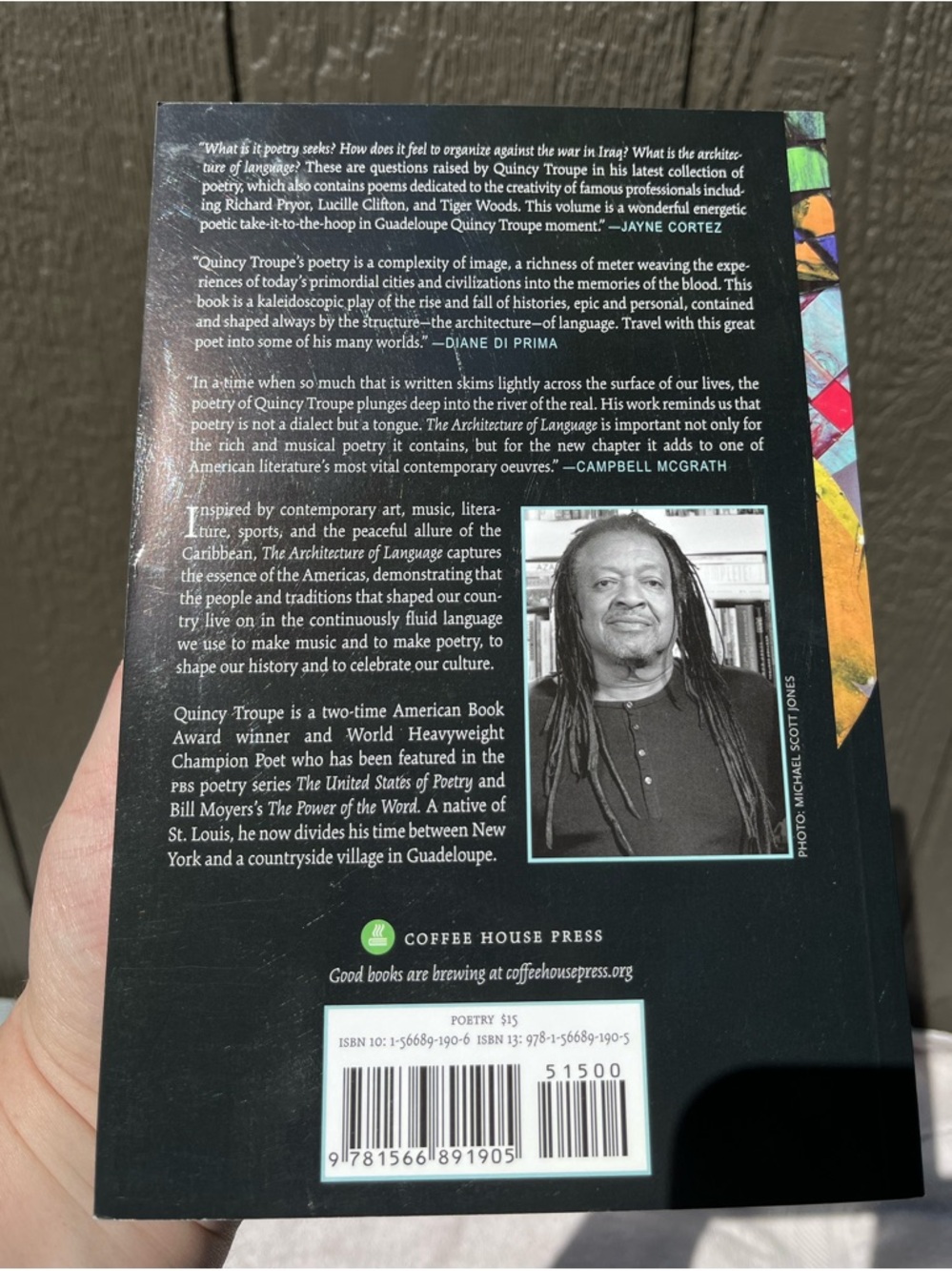 The Architecture of Language Poems by Quincy Troupe TPB 1st printing 1st edition - Picture 2 of 14